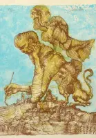 Swoi by Jan Lebensztejn, Color lithograph, ed, sold Mar 2026