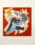 Lot of three etchings: Untitled by Umberto Mastroianni, Textured etching with reliefs, ed, offered Mar 2026