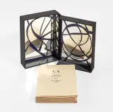 Ça. Paris, Le Soleil Noir by Enrico Baj, Book, container, mirror, screen print, ed, offered Mar 2026