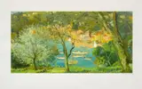Portofino by Michele Cascella, Color silkscreen, ed, sold Mar 2026