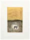 Lot of three works on paper: Roter ball by Mimmo Paladino, Color woodcuts, ed, sold Mar 2026
