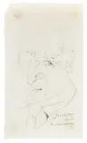 Self portrait (Par lui même) by Léopold Survage, Pencil on paper, sold Mar 2026