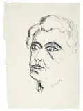 Lot of two self-portraits: Giovanni Omiccioli by Autori Vari, Ballpoint pen on paper, sold Mar 2026