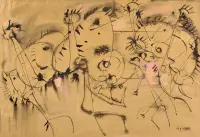Untitled by Agenore Fabbri, Ink on paper, offered Mar 2026