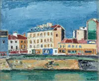 Landscape by Orfeo Tamburi, Oil on canvas, sold Mar 2026