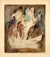 Lot of five drawings: Untitled by Leonardo Stroppa, Watercolor and marker on paper, offered Mar 2026