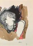 Untitled by Renato Guttuso, Ink and mixed media on paper, offered Mar 2026