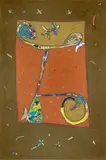 Viaggio all'alba in bici in collina by Gianni Celano Giannici, Mixed media on canvas, sold Mar 2026