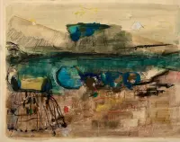 Untitled by Giuseppe Santomaso, Mixed media on paper, offered Nov 2025
