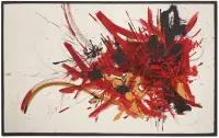 Amarilis by Georges Mathieu, Oil on canvas, sold Nov 2025