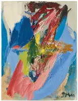 La fuite en avant by Asger Jorn, Oil on canvas, sold Nov 2025