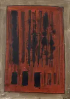 Untitled by Arturo Vermi, Oil on paper applied on canvas, sold Nov 2025