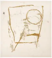 Untitled by Joe Bradley, Mixed media on canvas, sold Nov 2025
