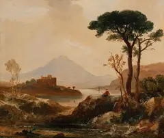 Loch-an-Eilan, Rothiemurchus, by John Thomson, oil on canvas,, offered Jan 2011