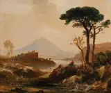 Loch-an-Eilan, Rothiemurchus, by John Thomson, oil on canvas,, offered Jan 2011