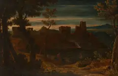 Turnberry Castle, Ayrshire by John Thomson, oil on canvas, offered Jan 2011
