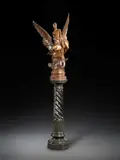 large bronze group entitled "La Sirene" by Denys Puech, bronze, offered Dec 2011