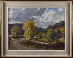 A Hill Lane, Autumn by David Birch, sold Dec 2011