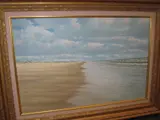 Sea Shore by Nicholas Mace, acrylic on board, sold Dec 2011