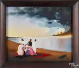 Untitled by Elling Reitan, oil on canvas, sold Mar 2015