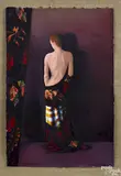 of a woman by Elling Reitan, gouache, sold Mar 2015
