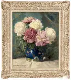 still life by Ernest de Nagy, oil on canvas, sold Jan 2015