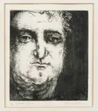 Untitled by Jack Coughlin, etching, sold Jan 2015