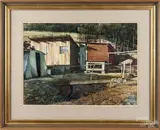 landscape by Bradley Shoemaker, watercolor, sold Jan 2015