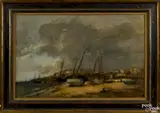 coastal scene by Seymour Remenick, oil on canvas, offered Jan 2015
