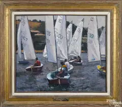 Untitled by Antonio Pietro Martino, oil on canvas, sold Jan 2015