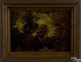 landscape by Ralph Albert Blakelock, oil on panel, sold Jan 2015