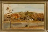 landscape by Seymour Remenick, oil on canvas, offered Jan 2015