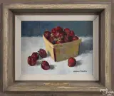 still life with strawberries by Antonio Pietro Martino, oil on canvas, offered Jan 2015