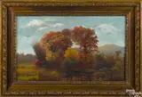 landscape by Edward Moran, oil on canvas, offered Jan 2015