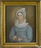 portrait of Anne Brokaw Silcox by Micah Williams, pastel, sold Jan 2015