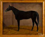 portrait of a horse named Nigger Mike by J. William Johnson, oil on canvas, offered Dec 2014
