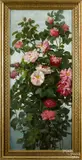 still life of roses by George Cochran Lambdin, oil on canvas, offered Dec 2014
