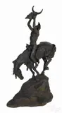 statue Prayer to the Healing Spirit by Burk McChain, bronze, offered Dec 2014