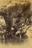 Untitled (Bathers) by Guglielmo Plüschow, albumen print, sold Oct 2023