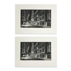 Passage (2 Works) by Frederick Mershimer, 1993, mezzotint, sold Oct 2023