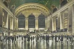 Across the Floor by Frederick Mershimer, 2011, mezzotint, sold Oct 2023