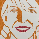Jessica by Alex Katz, 1994, woodcut, sold Oct 2023