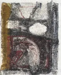 #19 by John Walker, 1991, monotype, sold Oct 2023