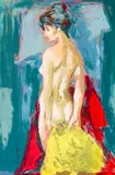 After the Rain by Jan De Ruth, silkscreen on paper, sold Oct 2023