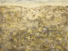 Paisaje by Juan Manuel Díaz Caneja, oil on panel, sold Nov 2023