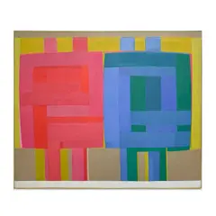 Jericho by Michael Loew, 1964, oil on canvas, sold Dec 2023