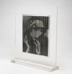 Marcel Duchamp (A Double Lenticular Object) by Man Ray, 1920 and 1924; print, silver gelatin prints, sold Dec 2023