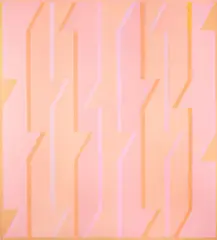 Apri-Ka by Michael Loew, 1974, oil on canvas, sold Dec 2023