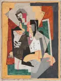 Les Musiciens by Albert Gleizes, vers 1920, Gouache, sold May 2022