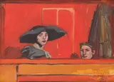 La Loge by Maxime Dethomas, Gouache, sold Apr 2022
